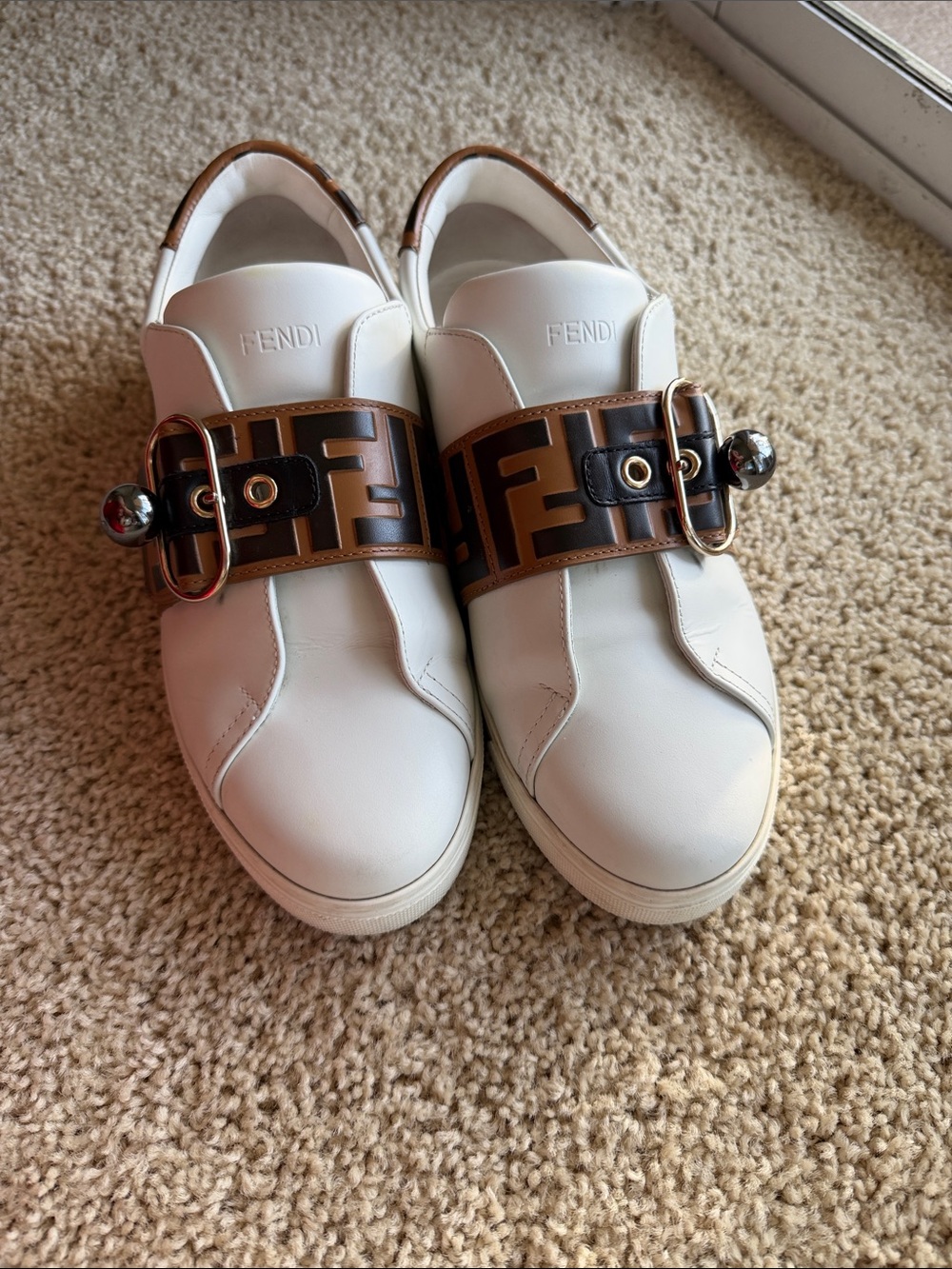 Fendi Buckle Sneakers